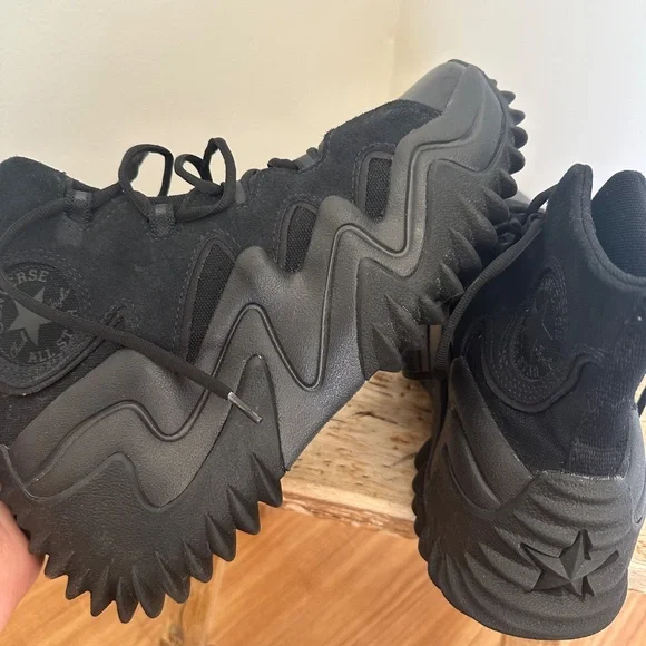 Converse Run Star Motion CX Workwear Triple Black Women’s 9 - Picture 5 of 7